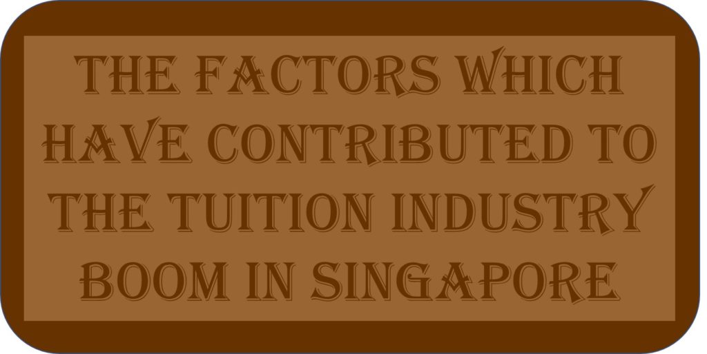 The Factors Which Have Contributed To The Tuition Industry Boom In Singapore
