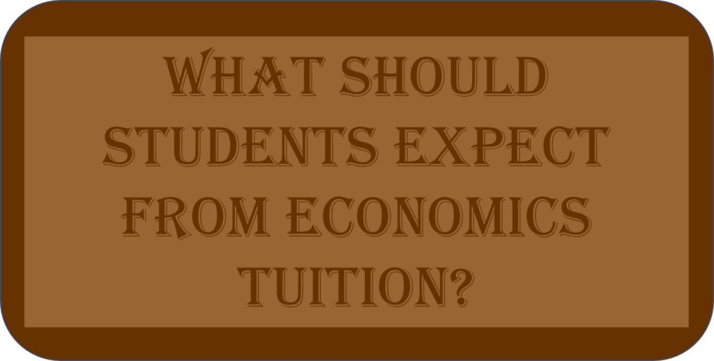 What Should Students Expect From Economics Tuition?